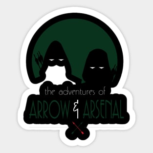 The Adventures of Arrow & Arsenal Sticker